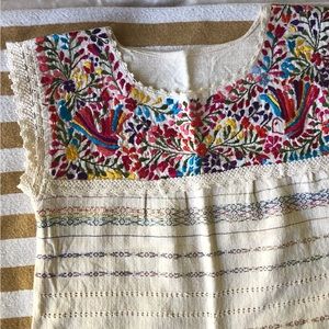 Handmade Mexican huipil from Oaxaca